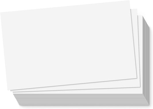 S&O 300gsm 4x6” Postcard Paper Cardstock(Both Sides Blank) For Art or Clear Thank Notes for Mailing—Set of 60 White Blank Invitation Sheets, Printable Stationery Set, Bulk greeting Cards Pack