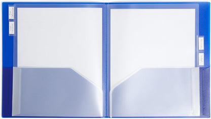 Smead 10-Pocket Organizer, Letter Size, 2 per Pack, 1 Each of Dark Blue and Teal (89204)