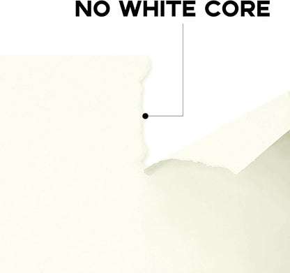 110lb White Cardstock 8.5x11, Goefun 100 Sheets Heavyweight White Card Stock 300 GSM for Invitations, Menus, Poster, DIY Card