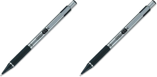 Zebra Pen M-301 Mechanical Pencil, Stainless Steel Barrel, Fine Point, 0.5mm, Black Grip, 1-Pack (54011)