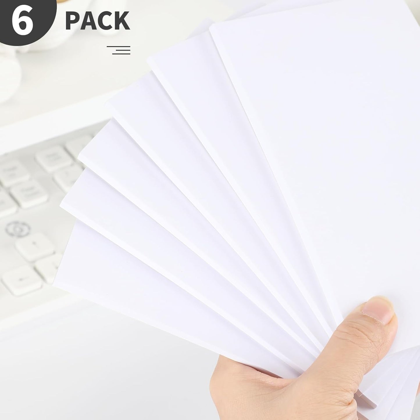 QiCheng Note Pads Memo Pads Small Notepad 50 Sheets 4X6 note pad Scratch Pads for Writing Blank Scratch Pads (12)