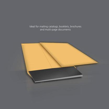 Amazon Basics Catalog Mailing Envelopes, Peel and Seal, 10 x 13 Inch, White, 100-Pack