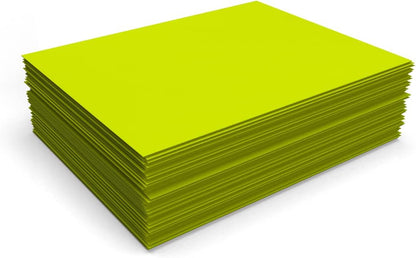 LUXPaper 8.5" x 11" Paper | Letter Size | Pastel Canary Yellow | 60lb. Text | 50 Qty