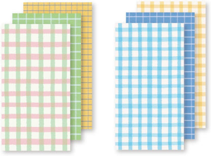 Monolike Memopad Memories design B SET - 4 Packs, 4 Different Designs, 100 Sheets Per Pad, Total 400 Sheets, Note pads, Writing pads, 3.15 x 4.17 Inches