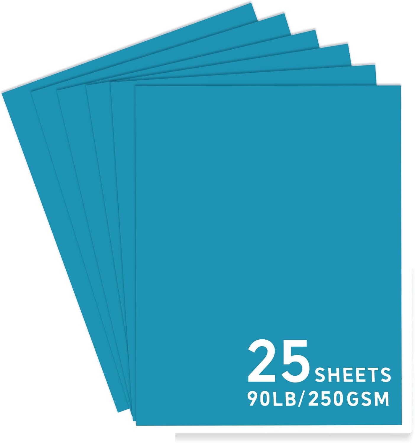 25Sheets Black Cardstock Paper, 8.5 x 11 Card stock for Cricut…