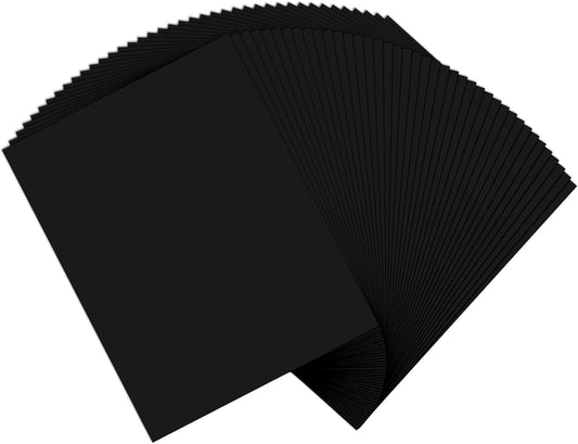 110lb Cardstock 8.5x11 White, Goefun 50 Sheets White Card Stock Paper for Invitations, Menus, Wedding, DIY Cards（300 GSM）