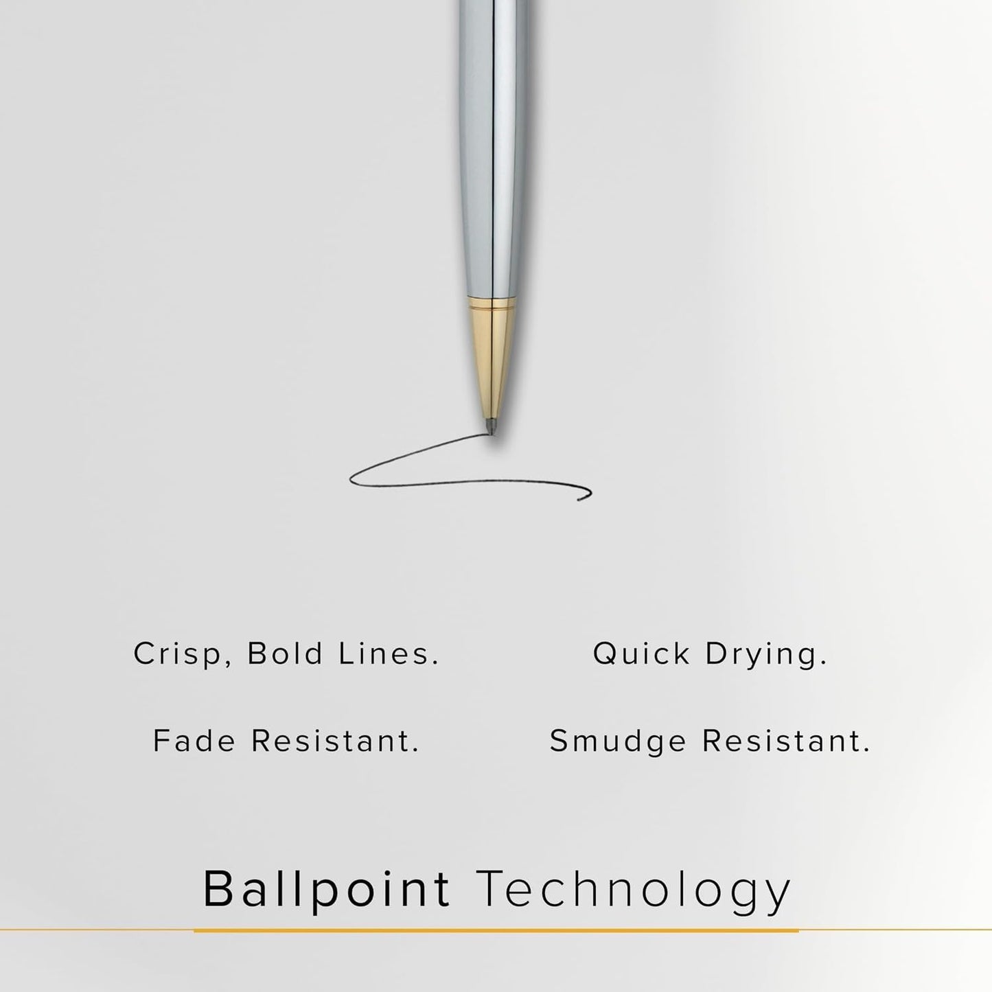 Cross Ballpoint Pen Refill - Black - Medium - 2-Pack - Refill for Consistent Ink Flow - Quick-Drying &