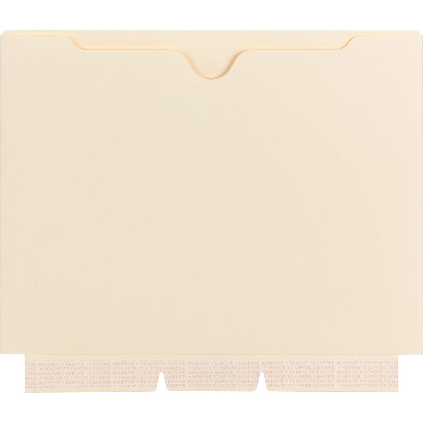 Smead File Jacket, Reinforced Straight-Cut Tab, Flat-No Expansion, Letter Size, Manila, 100 per Box (75500)