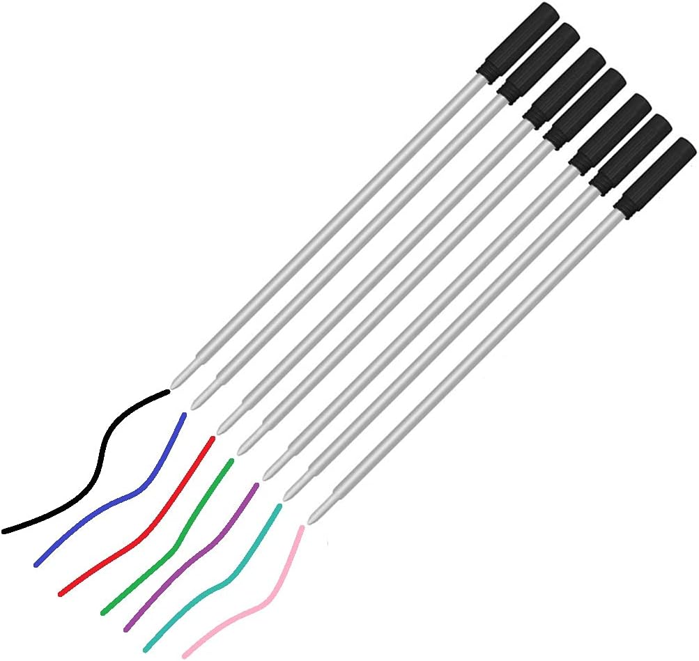 Pen Savings Ballpoint Pen Refills for Cross Pens, Medium Point 1.0mm, Frictionless Flow Smooth Writing, 10 Pack (Purple)