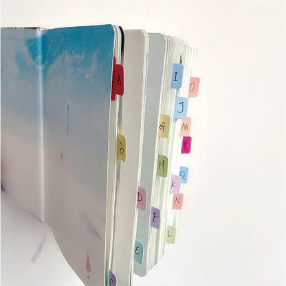 420 PCS Pastel Writable Index Tabs, 35 Sheets Smudge-Free Thickened Paper Tape Flags, Morandi Foldable Self-Stick Page Markers for Books, Journals, Planners & Document Organization