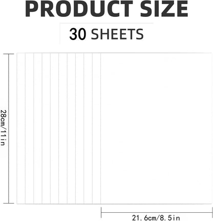 30 Sheets Sage Green Cardstock 8.5'' x 11'', 250gsm/92lb Heavyweight Cover Cardstock Paper, Thick and Smooth Card Stock Perfect for Invitations, Menus, Crafts, DIY Cards, Arts and Crafts