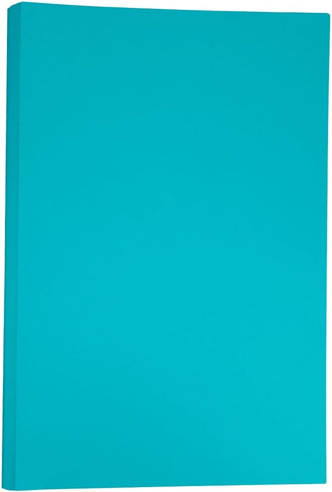 JAM PAPER Ledger Matte 24lb Paper - 90 gsm - 11 x 17 Tabloid - Yellow Recycled - 100 Sheets/Pack