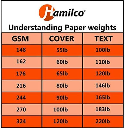 Hamilco Blank Index Cards 6" x 9" Heavyweight Card Stock 80lb Cover White Cardstock Paper - 100 Pack