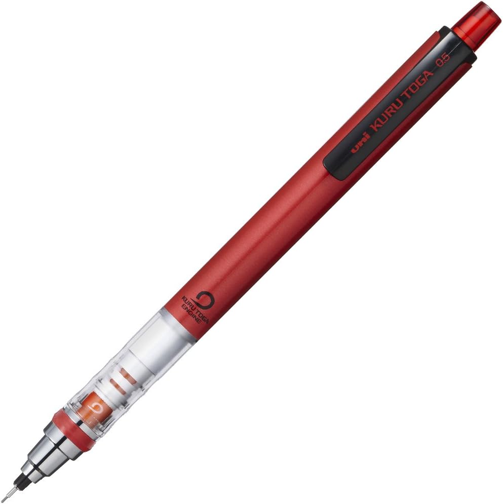 uni Kurutoga Mechanical Pencil Standard, 0.5mm, Black (M54501P.24)