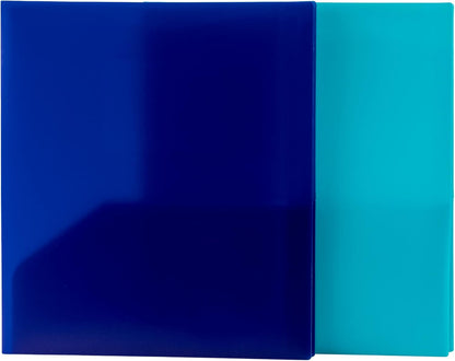 Smead 10-Pocket Organizer, Letter Size, 2 per Pack, 1 Each of Dark Blue and Teal (89204)