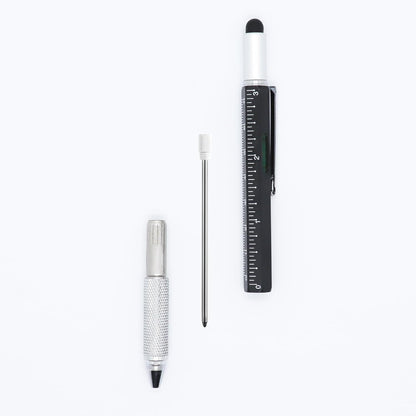 DUNBONG Ballpoint Metal D1 Refill for Multifunction Pen, Black pack of 5 pieces (Black)