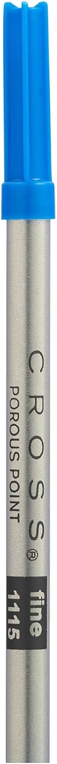 Cross Porous-Point Felt-Tip Refill for Selectip Pens - Blue - Medium - Felt-Tip Refill for Effortless Writing - Fast-Drying - Rich Pigmented Ink - Bold Lines & Smooth Laydown