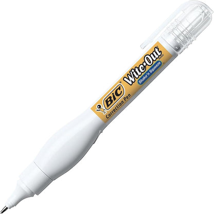 BIC WOSQP11 Wite-Out Shake 'n Squeeze Correction Pen, 8 ml, White