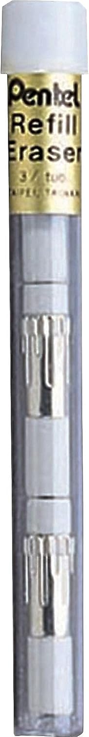 Pentel 399683 Refill Erasers White 12/Pack (Z2-1N),Tube