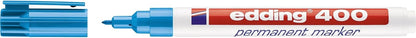 edding 400 Permanent Marker - Violet - 1 Pen - fine Round tip 1 mm - Waterproof, Quick-Drying, Smear-Proof pens - for Cardboard, Plastic, Wood, Metal, Glass and Fabric