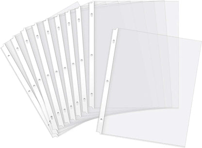 Sheet Protectors, 200 Count Clear Page Protectors for 3 Ring Binder, Top Loading Plastic Sleeves 8.5 x 11 inch