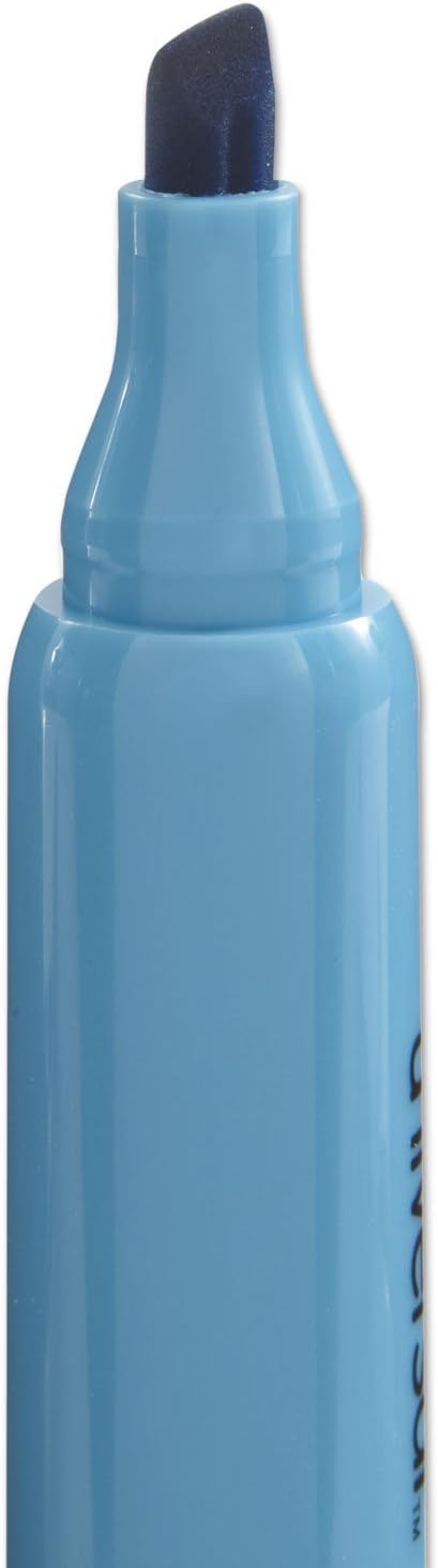 Universal 08864 Desk Highlighter, Chisel Tip, Fluorescent Blue, Dozen