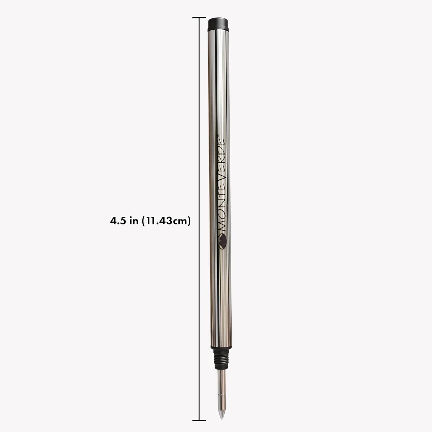 Monteverde USA Rollerball Refills to Fit Montblanc Pens, Fine Point, Black Ink, 2-Pack – Reliable and Professional Writing Solution