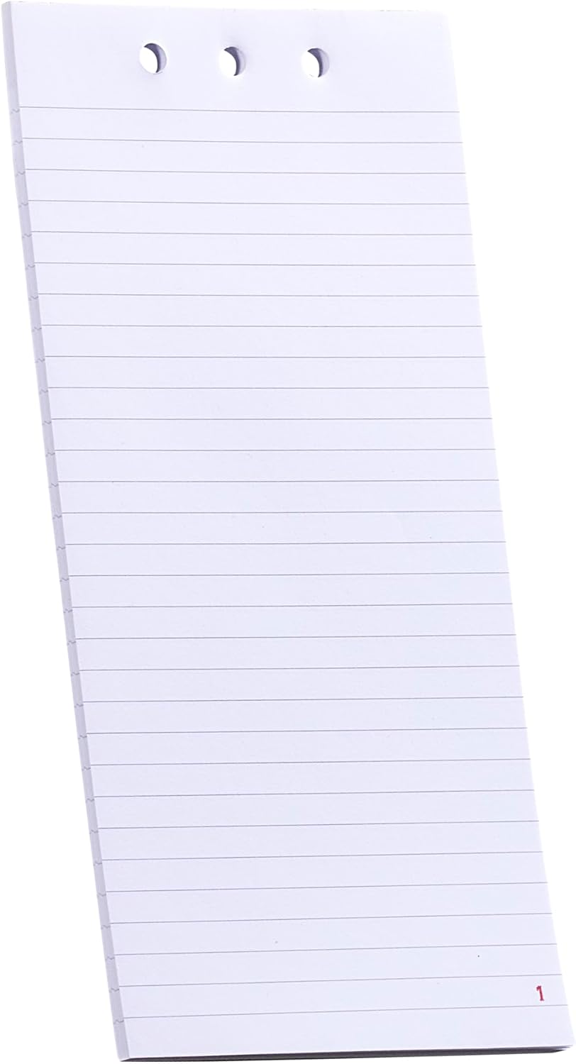 JAY-PEE Memo Book Note Pad Cover NYC Regulation Style Memo Binder with 3 Heavy Metal Rings. Includes 1 Small Size Note Pad 3" X 5" Made of Full Grain Black Leather