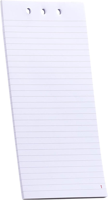 JAY-PEE Memo Book Note Pad Cover NYC Regulation Style Memo Binder with 3 Heavy Metal Rings. Includes 1 Small Size Note Pad 3" X 5" Made of Full Grain Black Leather