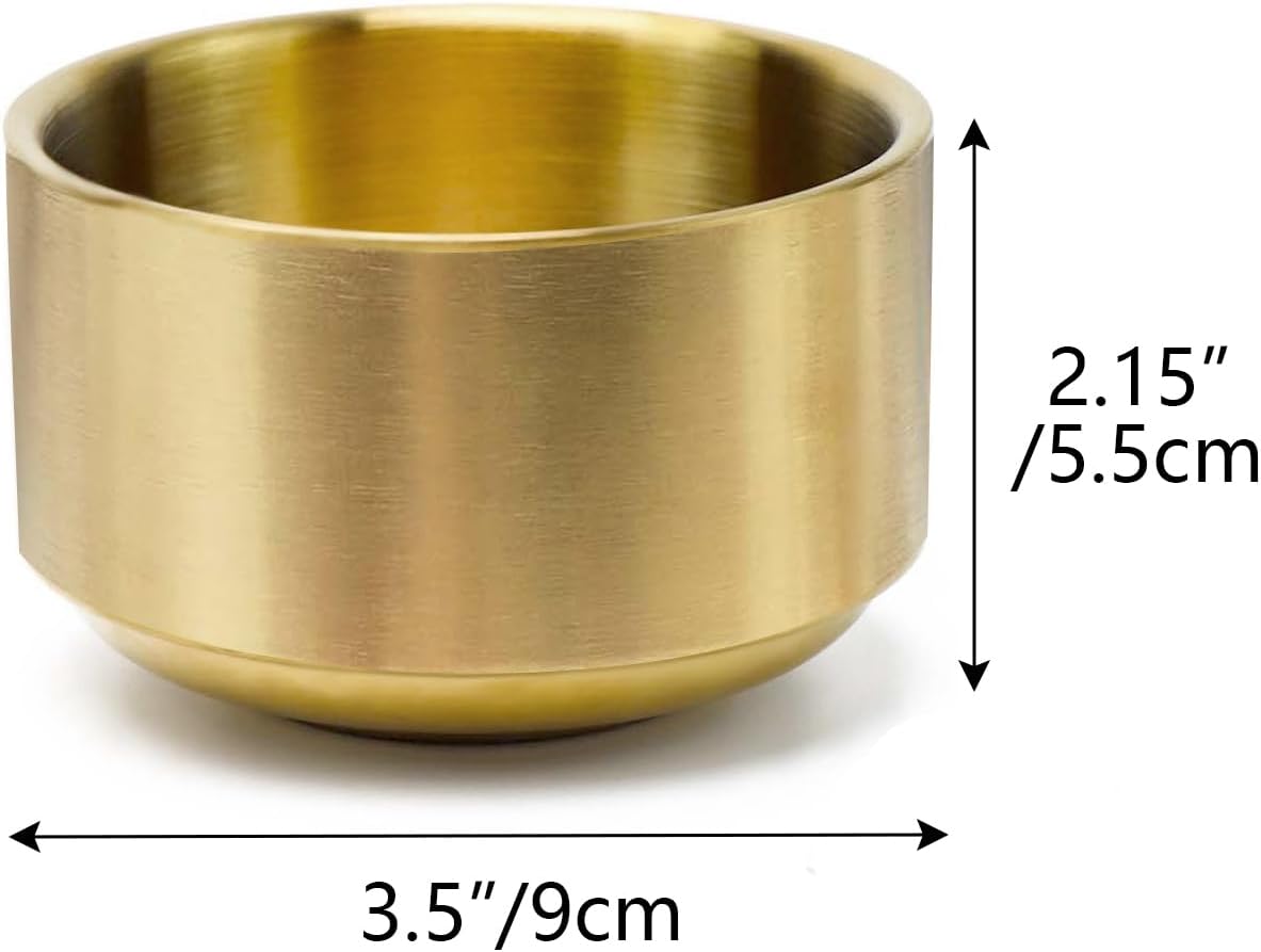 NatSumeBasics Gold Paper Clip Holder Cute Paper Clips Holder Round PaperClips Dispenser Elegant Desk Organizer Accessories Supplies (Gold)