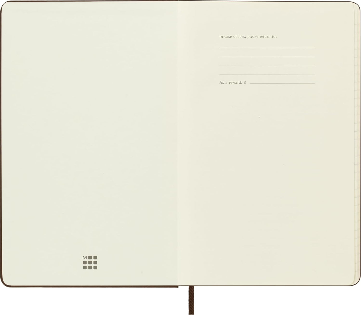 Moleskine Classic Notebook, Large, Squared, Red, Hard Cover (5 x 8.25)