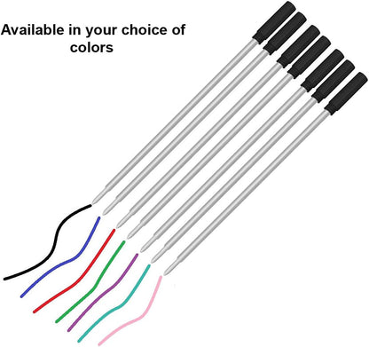 Pen Savings Ballpoint Pen Refills for Cross Pens, Medium Point 1.0mm, Frictionless Flow Smooth Writing, 10 Pack (Purple)