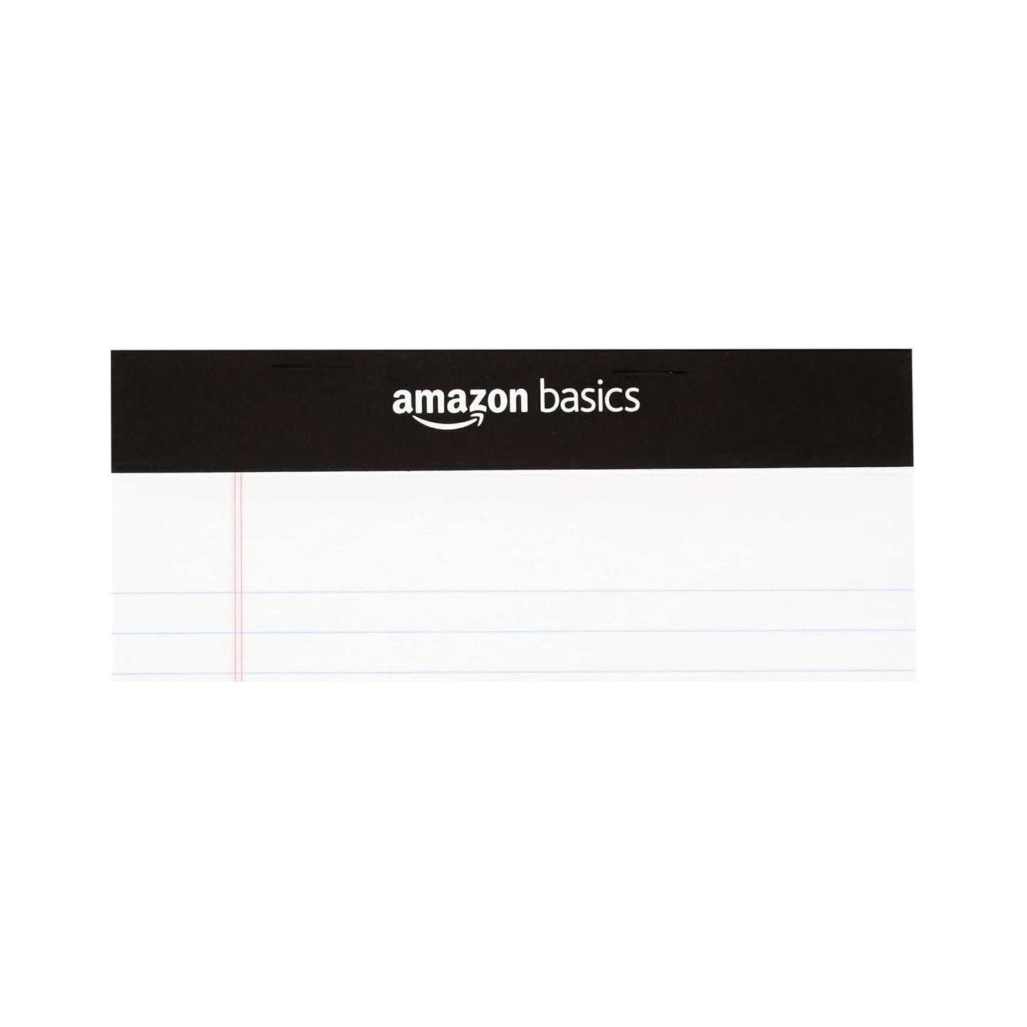 Amazon Basics Narrow Ruled Lined Writing Note Pads for Notes, Office Supplies, 5" x 8", White, 12-Pack of 50 Pages, Perforated
