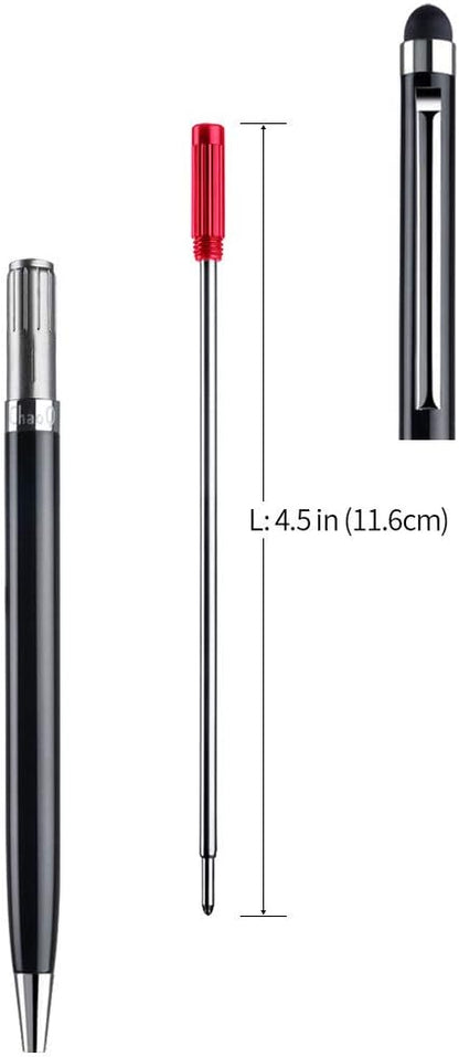 Black Ink Refills (10pcs), Replaceable Pens Refills, 1mm Medium Tip - Black