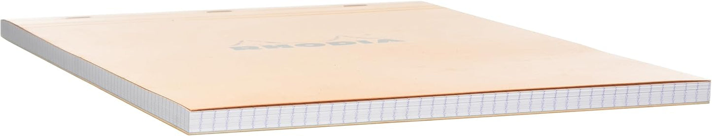 Rhodia Notepad, No18 A4, Lined - White, 8 1/4"" x 11 3/4""" (18601C)