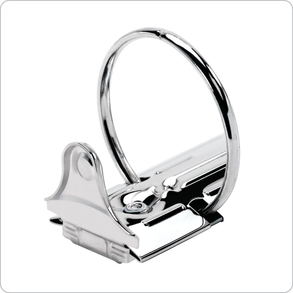 Cardinal Binder Performer with ClearVue Covers, 1.5" Round Rings, 350-Sheet Capacity, White