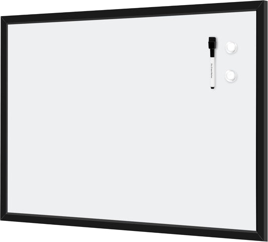 Amazon Basics Magnetic Dry Erase Whiteboard, 36 x 48-inch, Aluminum Frame, Silver/White, Easy to Install