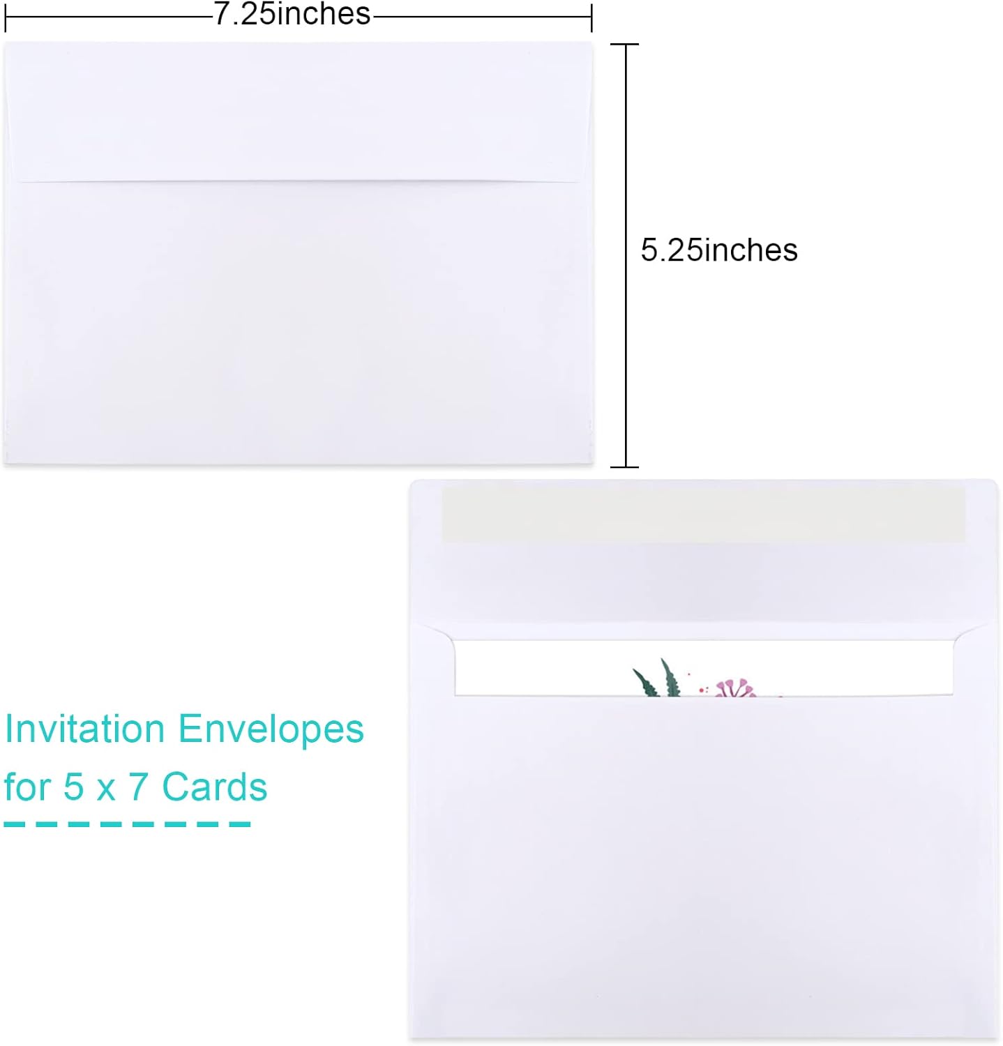 Joyberg 72 Packs #10 Envelopes, Business Envelopes, Envelopes Self Seal, Security Envelopes, Peel and Seal Closure, Size 4-1/8 X 9-1/2 Inches, White, 26LB