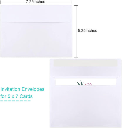 Joyberg 72 Packs #10 Envelopes, Business Envelopes, Envelopes Self Seal, Security Envelopes, Peel and Seal Closure, Size 4-1/8 X 9-1/2 Inches, White, 26LB
