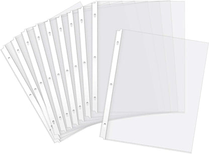 Sheet Protectors, 200 Count Clear Page Protectors for 3 Ring Binder, Top Loading Plastic Sleeves 8.5 x 11 inch