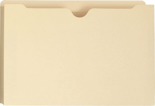 Smead File Jacket, Reinforced Straight-Cut Tab, 1-1/2" Expansion, Legal Size, Manila, 50 per Box (76540) (Pack of 1)