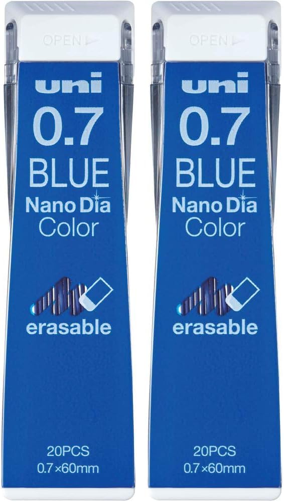 Uni Mechanical Pencil, Lead Nano Dia Color, 0.7mm, Blue (U07202NDC.33)