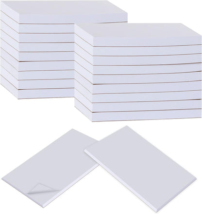 zmybcpack 20 Pack Lined Memo Pads 4”x6” Note Pads - 100 Sheets Each Lined Paper Notepad- Small Memo Scratch Pad Writing Pads(Double Sided Printed)