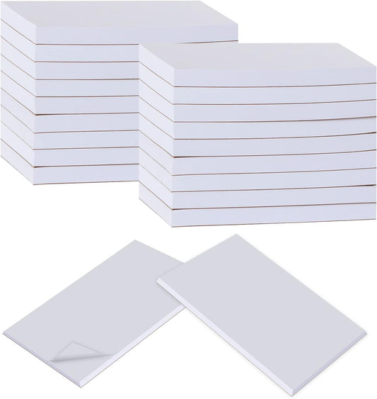zmybcpack 20 Pack Lined Memo Pads 4”x6” Note Pads - 100 Sheets Each Lined Paper Notepad- Small Memo Scratch Pad Writing Pads(Double Sided Printed)