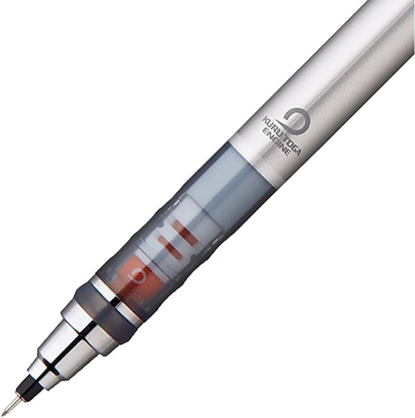 uni Kurutoga Mechanical Pencil Standard, 0.5mm, Black (M54501P.24)