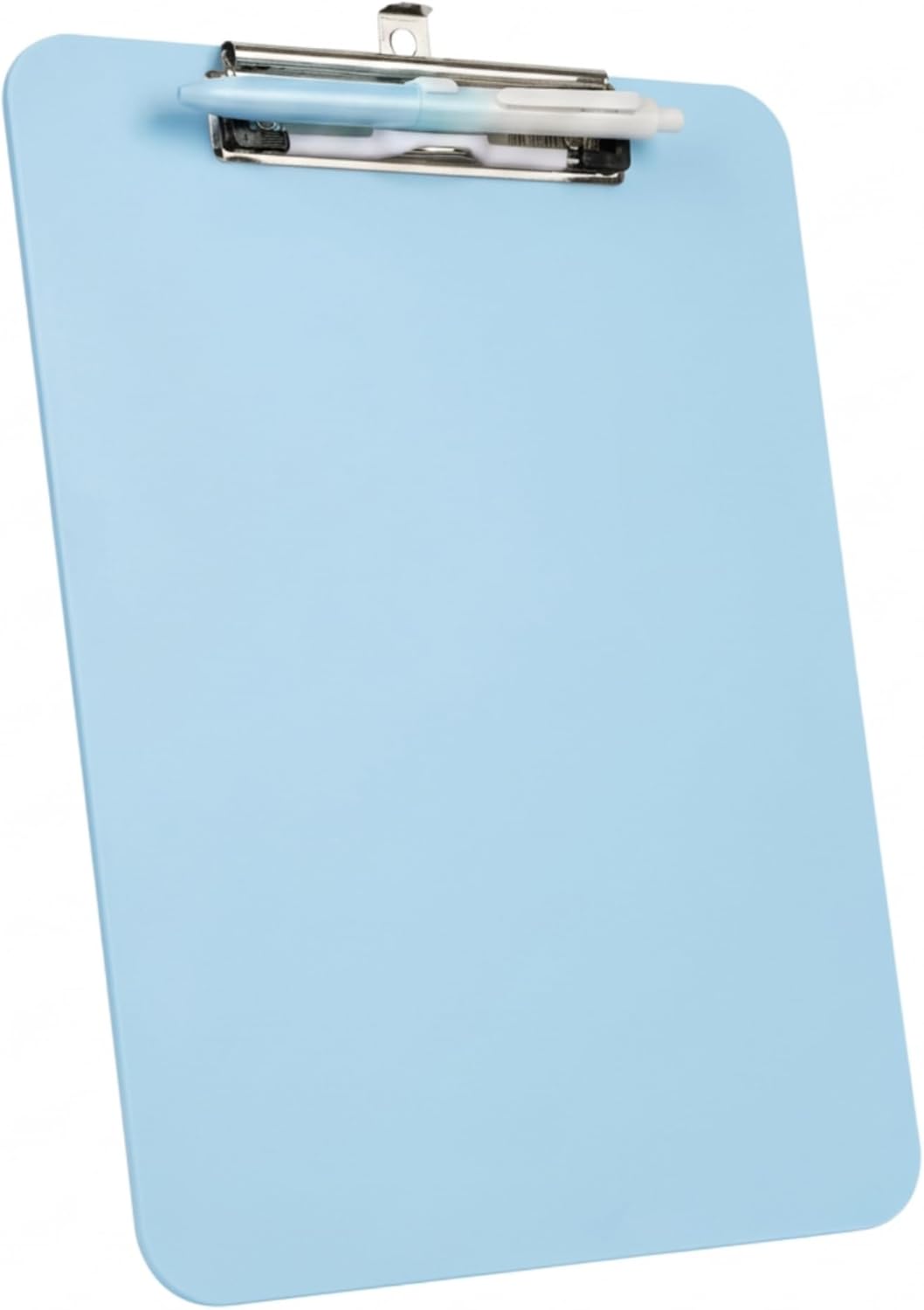 Pink Plastic Clipboard,Nursing Clipboard,Standard Letter A4 Size,Heavy Duty Clip Boards 8.5x11,Cute Clipboards with Pen Holder for Women Kids Students,School Office Home Work