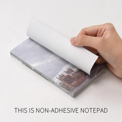 Monolike Memopad Memories design B SET - 4 Packs, 4 Different Designs, 100 Sheets Per Pad, Total 400 Sheets, Note pads, Writing pads, 3.15 x 4.17 Inches