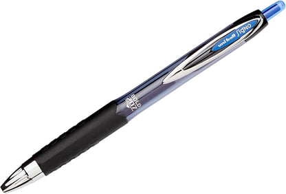 uniball 207 Plus+ Retractable Gel Pens, Medium Point (0.7mm), Black, 4 Pack