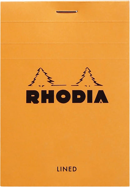 Rhodia Head Stapled Pad, No16 A5, Dot - Black