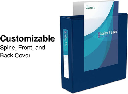 Staples Heavy-Duty 2-Inch D-Ring View Binder, Reinforced Spine, Holds Up to 450 Sheets, Gray, for Office & School